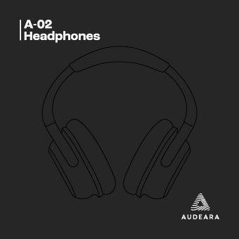 Audeara A-02 Headphones Quickstart Guide 2023 - Multilingual Guide cover